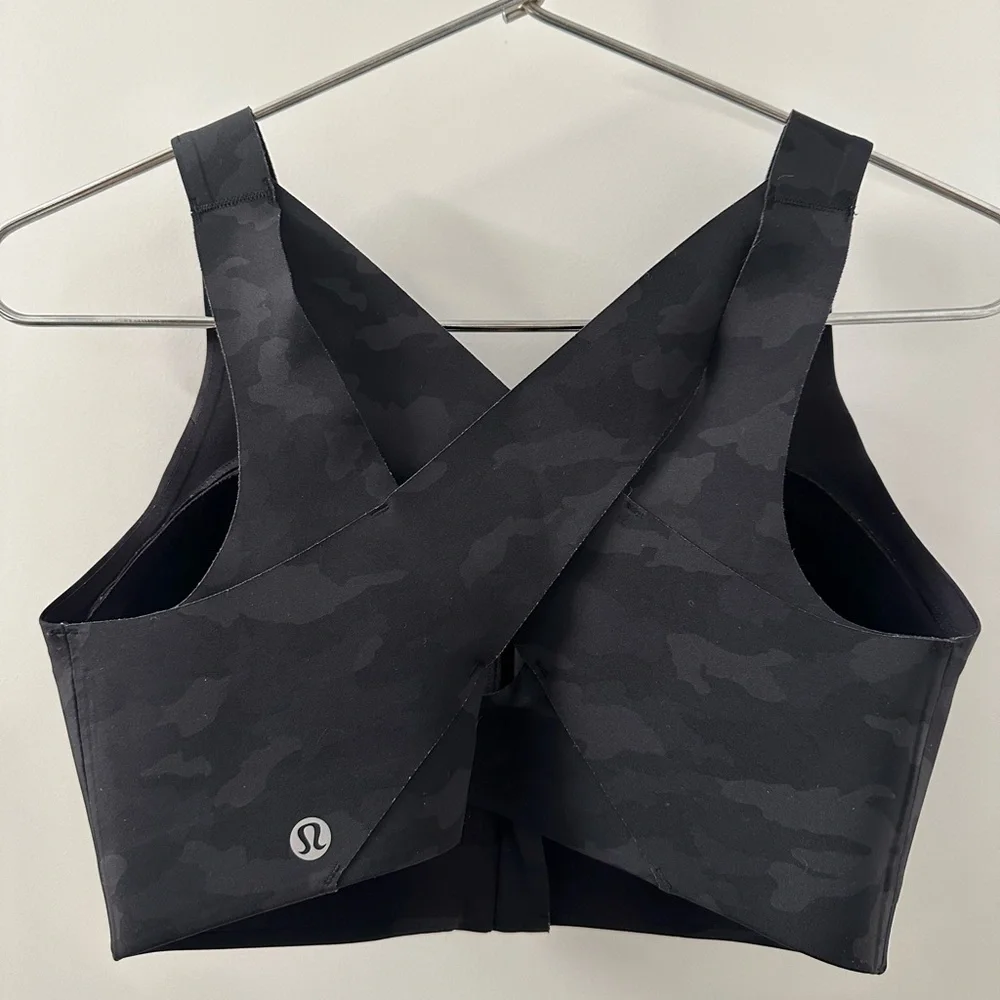 Lululemon Enlite Bra‎ | Heritage 365 Camo Mini Deep Coal | 34 DD